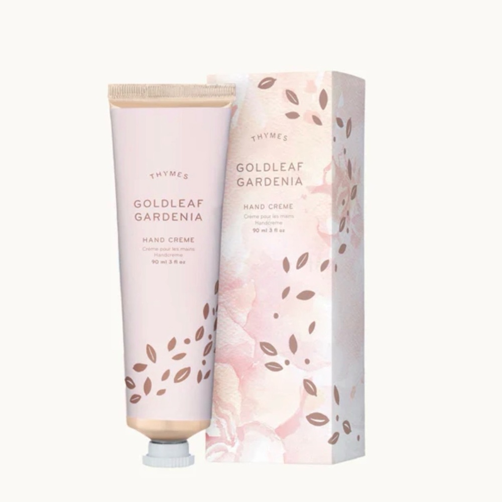 Thymes GOLDLEAF GARDENIA hand cream 3fl oz